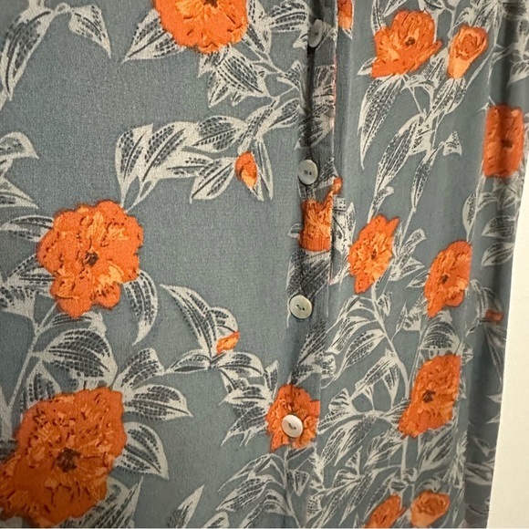 RVCA Blue and Orange Floral Dress - Picture 7 of 10